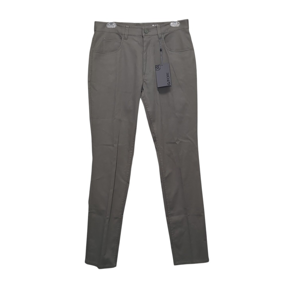 G/Fore Golf Pants Mens 30x31 Olive‎ 5-Pocket Straight Leg Stretch Cotton NEW NWT